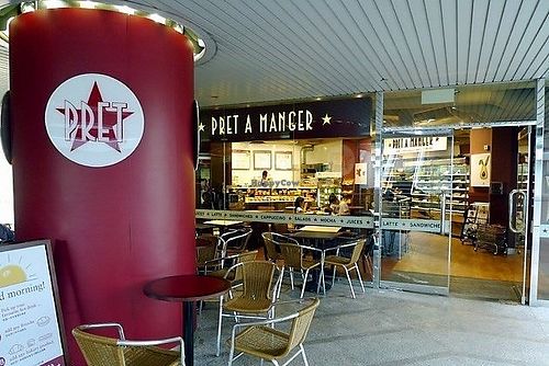 Shop Front at Pret A Manger - Lippo Centre in Hong Kong Island