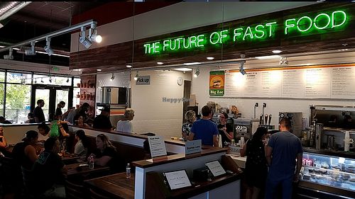 Inside at Plant Power Fast Food in Redlands