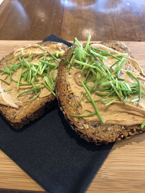 Cashew and chives  at Cafe Complet in Zurich