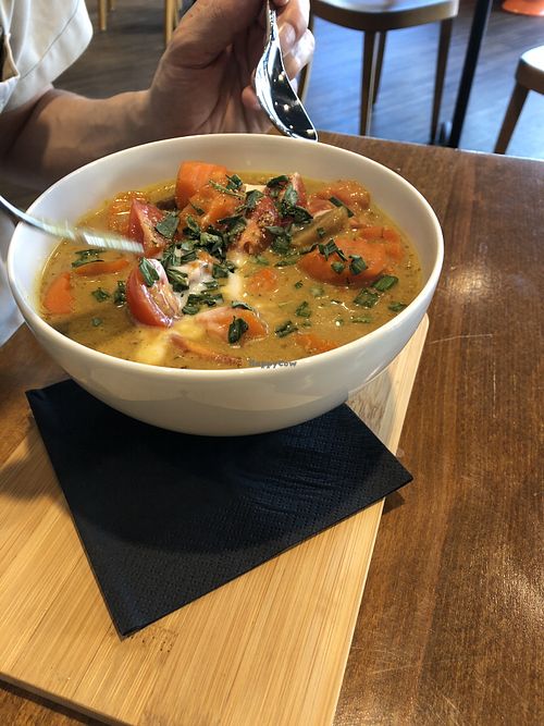 Veggie curry at Cafe Complet in Zurich