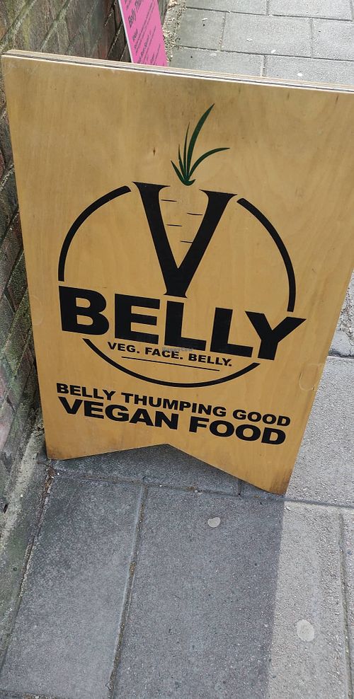 At the pilgrim pub in vauxhall during lock down. On dilveroo.  at VBelly in South West London