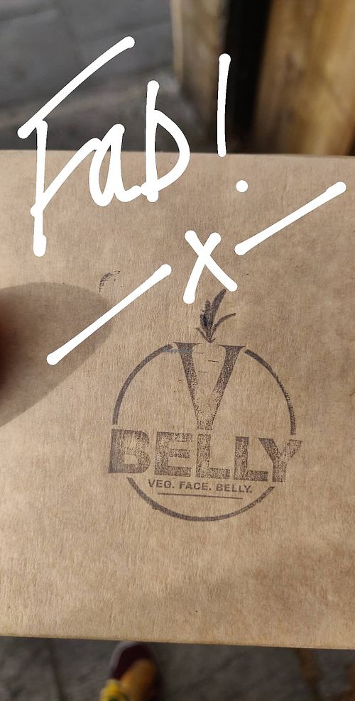 At the pilgrim pub in vauxhall during lock down. On dilveroo.  at VBelly in South West London