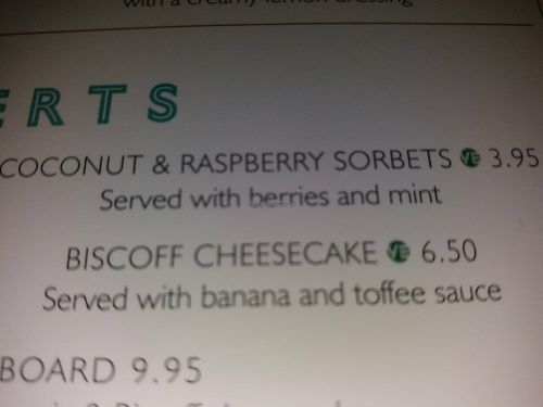 Desserts at BHX - All Bar One - T2 Airside in Birmingham