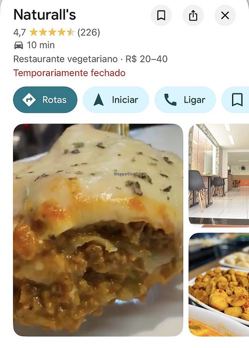No longer in business   at Naturall's in Campina Grande