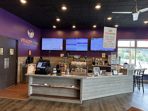 Spacious interior  at Vitality Bowls in Wappingers Falls