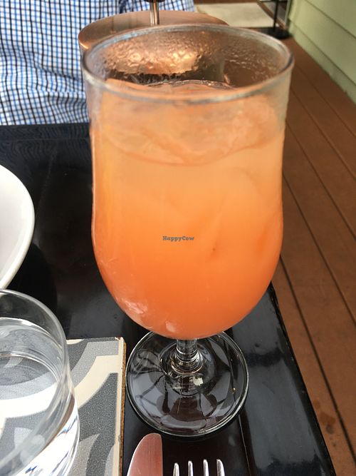 Fresh Grapefruit Juice at Sage and Cinder in Mukilteo