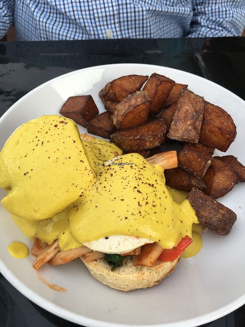 Southern Eggs Benedict  at Sage and Cinder in Mukilteo