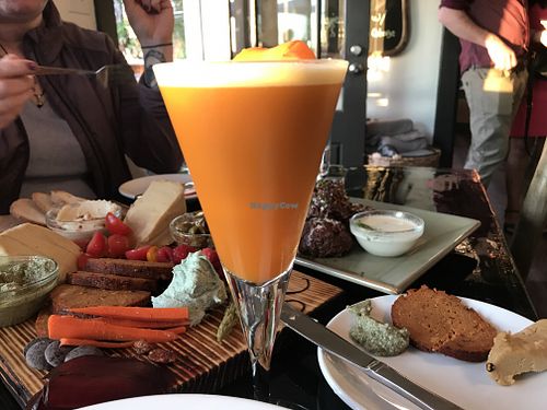 Carrot, brandy, citrus, aquafaba  at Sage and Cinder in Mukilteo