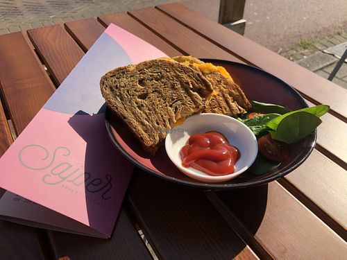 The vegan tosti 😋 at Sajoer - Statensingel in Rotterdam