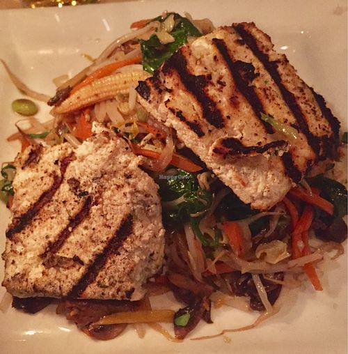 Grilled tofu stir fry  at Sara's Place By Gavi's Restaurant in Gates Mills