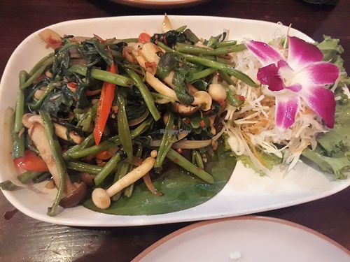 Fried veggies at Mr. Kai Kitchen in Koh Samui