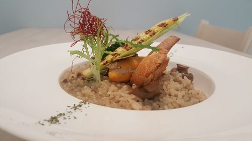 Truffle risotto at Lumiere in Zhubei