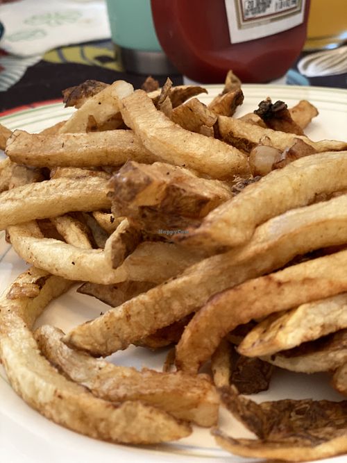 Hand cut French fries at Molino's in Cape May