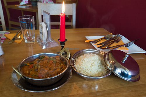 Mixed Vegetable Korma at Curry & Pasta in Bernau Am Chiemsee
