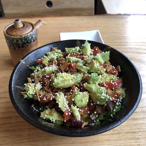 Vegan pokè bowl at Tomo Sushi & Ramen in Philadelphia