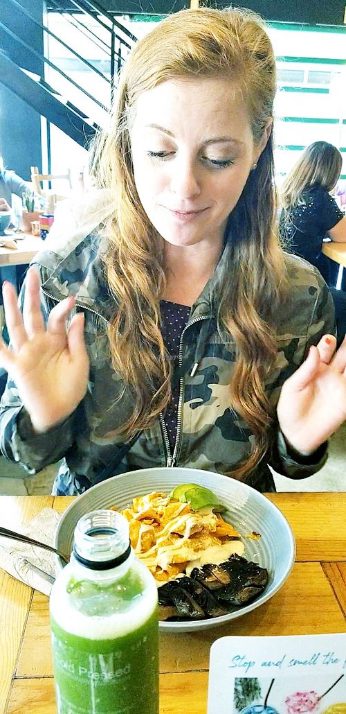 Happy Dance After first bite! YAY! at Alma Verde - Hipodromo in Tijuana