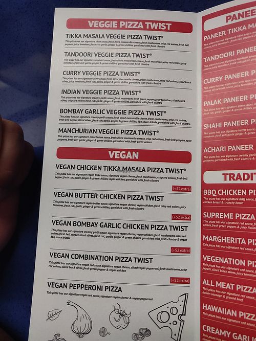 Now with a vegan section! at Pizza Twist in Artesia