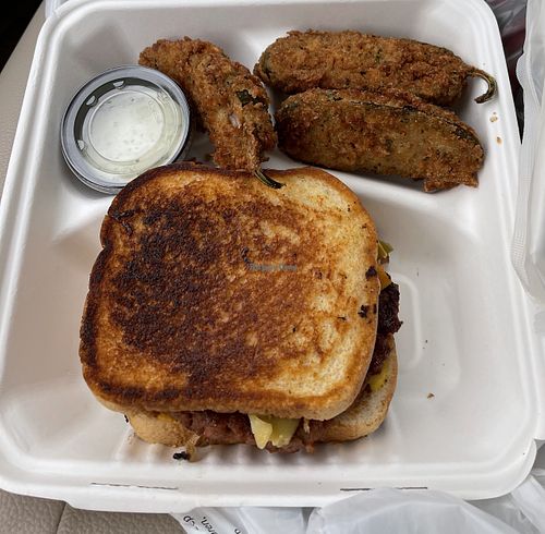 John Melt & poppers at Not Your Ordinary Vegan Cafe in Lexington