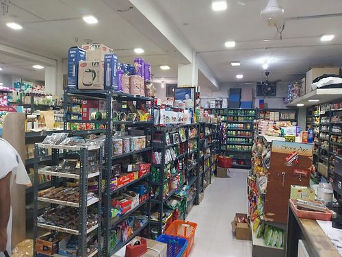 Inside  at Sri Ramana Supermarket in Tiruvannamalai