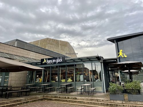 outside at Hans im Glück in Leipzig