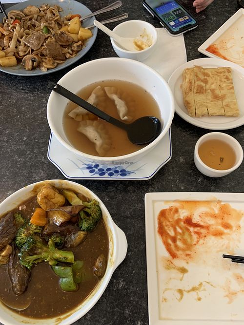 Good spread   at Buddha's Vegan Restaurant in Toronto