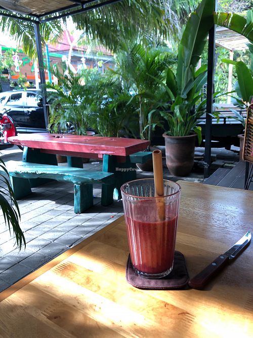 Great fresh juices at Square One in Sanur