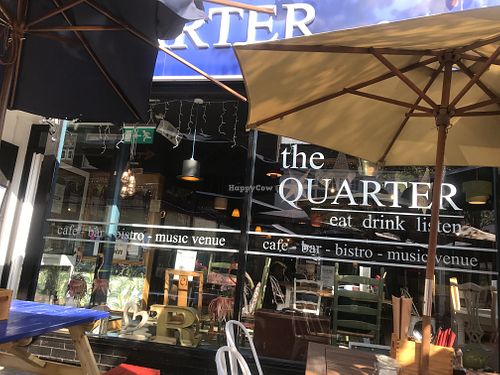 Outside the restaurant  at The Quarter in Stoke On Trent