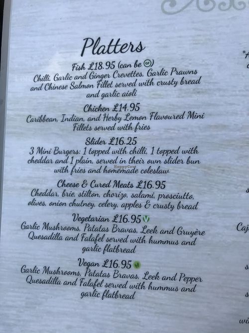 Platters  at The Quarter in Stoke On Trent