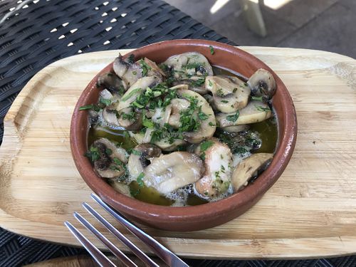 Garlic mushrooms at The Quarter in Stoke On Trent