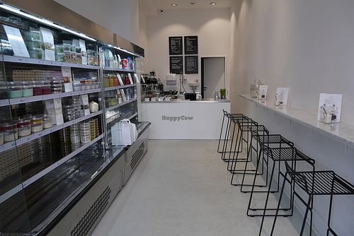 Inside at Superfood & Organic Liquids in Berlin