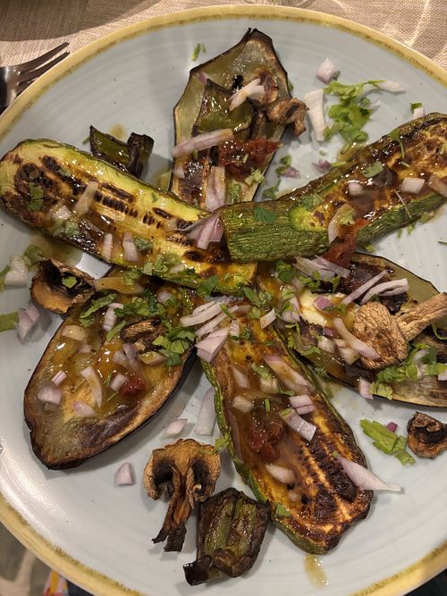 Grilled vegetables   at Restaurant Chi - To Sik in Folegandros