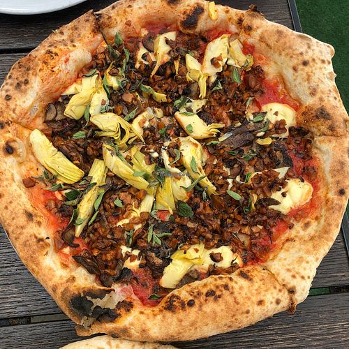 Capricciosa at Pura Vita in West Hollywood