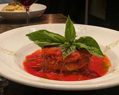 Lasagna Pura  at Pura Vita in West Hollywood