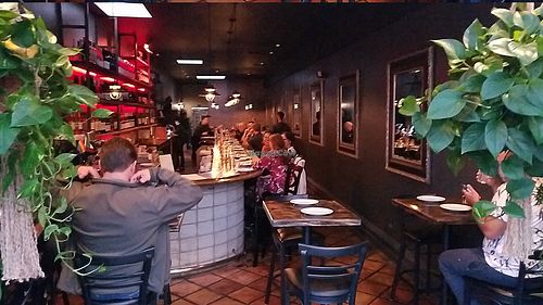 Inside at Pura Vita in West Hollywood