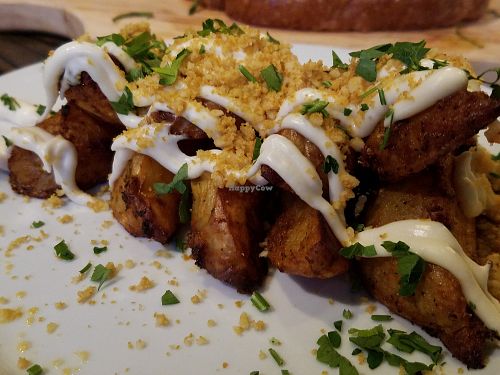 Roasted potatoes at Pura Vita in West Hollywood