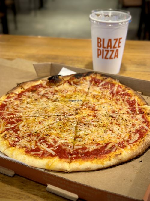 Vegan Cheese Pizza  at Blaze Pizza in Hawthorne