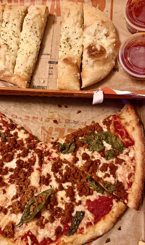   at Blaze Pizza in Riverside