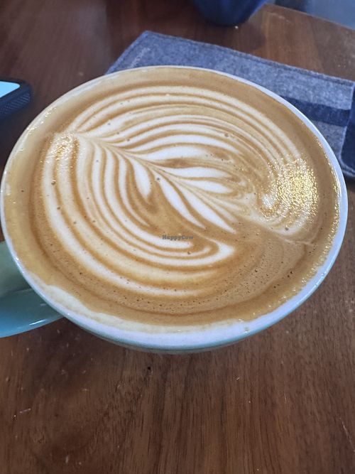Oat latte   at Lovecrumbs - West Port in Edinburgh
