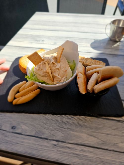 Hummus at The Dolphin Inn in Lanzarote