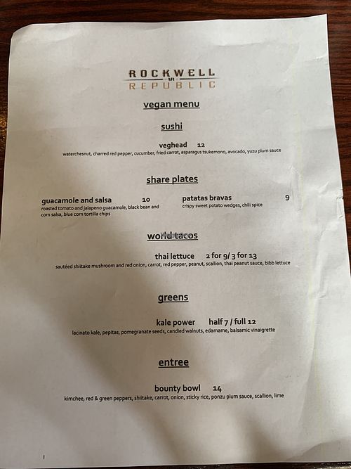 Rockwell Republic Grand Rapids Michigan Restaurant HappyCow