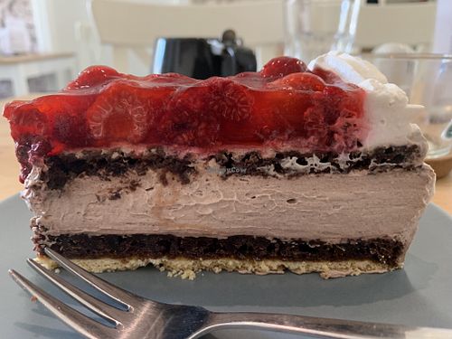 Great chocolate and raspberry cake.  at Café Loyal in Siegburg