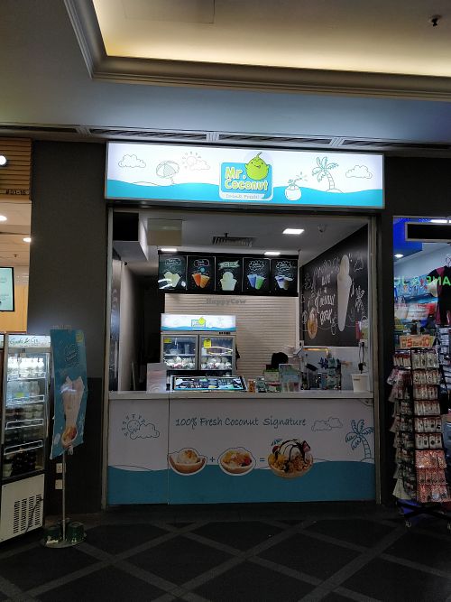 Shop front at Mr Coconut - Jellicoe Road in Central Singapore