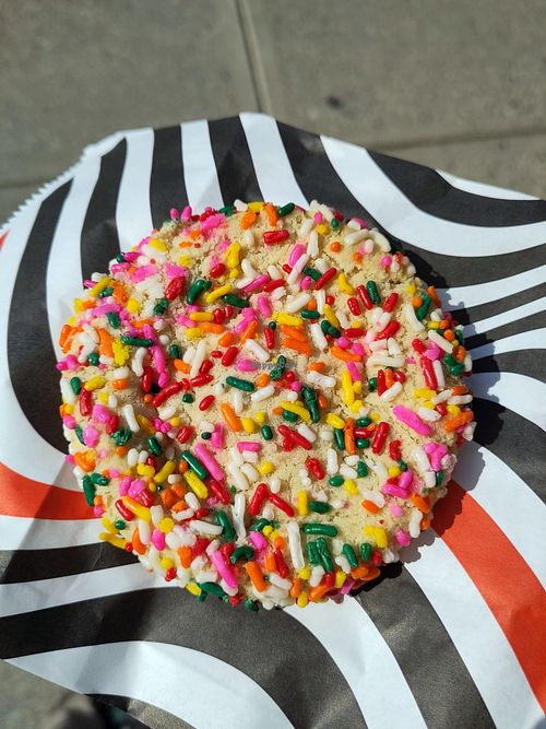 Rainbow cookie at Beatnic - Back Bay in Boston