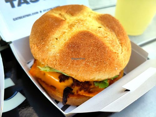 Burger with cheese at Beatnic - Back Bay in Boston