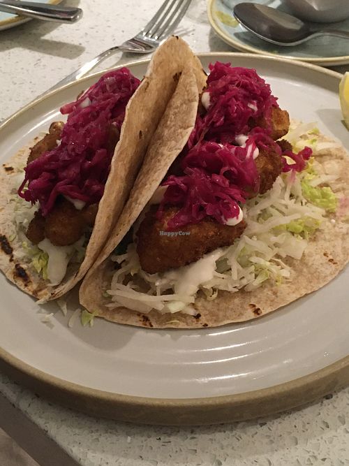 Cauliflower Tacos!!  at Fresh on Spadina in Toronto