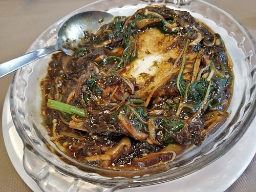 eight treasures beancurd at Eight Treasures Vegetarian 八宝素食馆 in Central Singapore