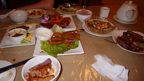 Eight treasures feast at Eight Treasures Vegetarian 八宝素食馆 in Central Singapore