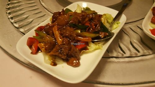 Marmite Vegetarian Pork Ribs at Eight Treasures Vegetarian 八宝素食馆 in Central Singapore