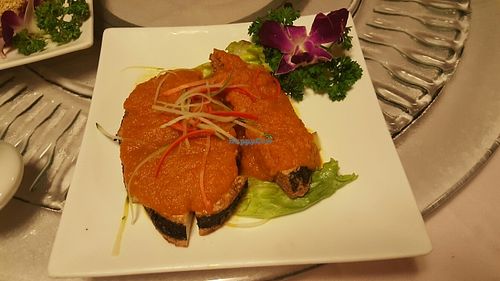 Thai Style Vegetarian Fish at Eight Treasures Vegetarian 八宝素食馆 in Central Singapore