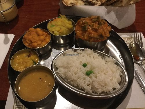 Meal at Priya Indian Cuisine in Chico